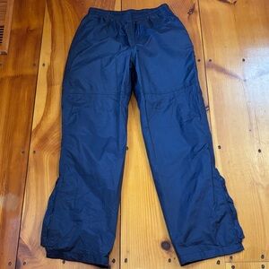 ASICS Men's L Blue Gore-Tex Waterproof Water Wind Rain Pants Lined